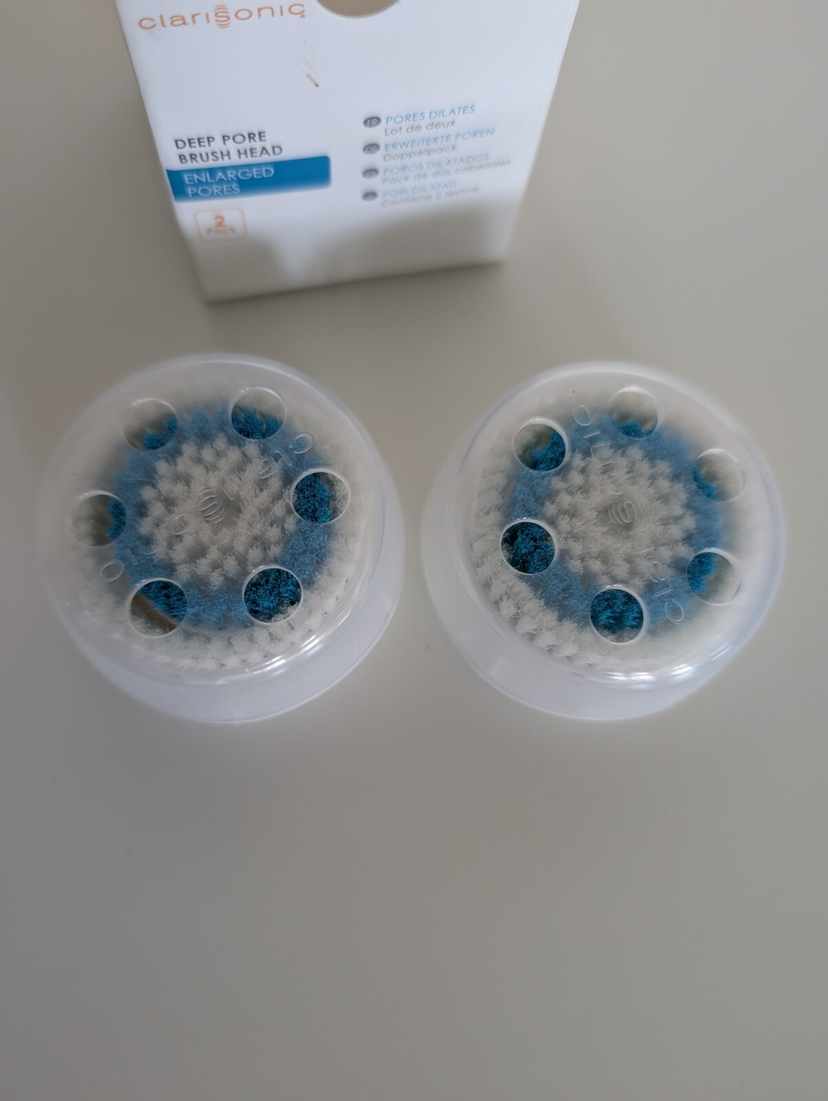 NEW Clarisonic Deep Pore Brush Head (2 Pack) for Enlarged Pores