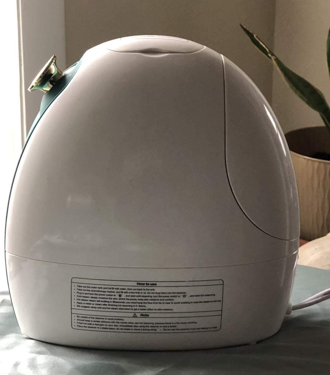 Newbealer Pro Facial Steamer, Household Humidifier & Aroma Diffuser NB388 Green