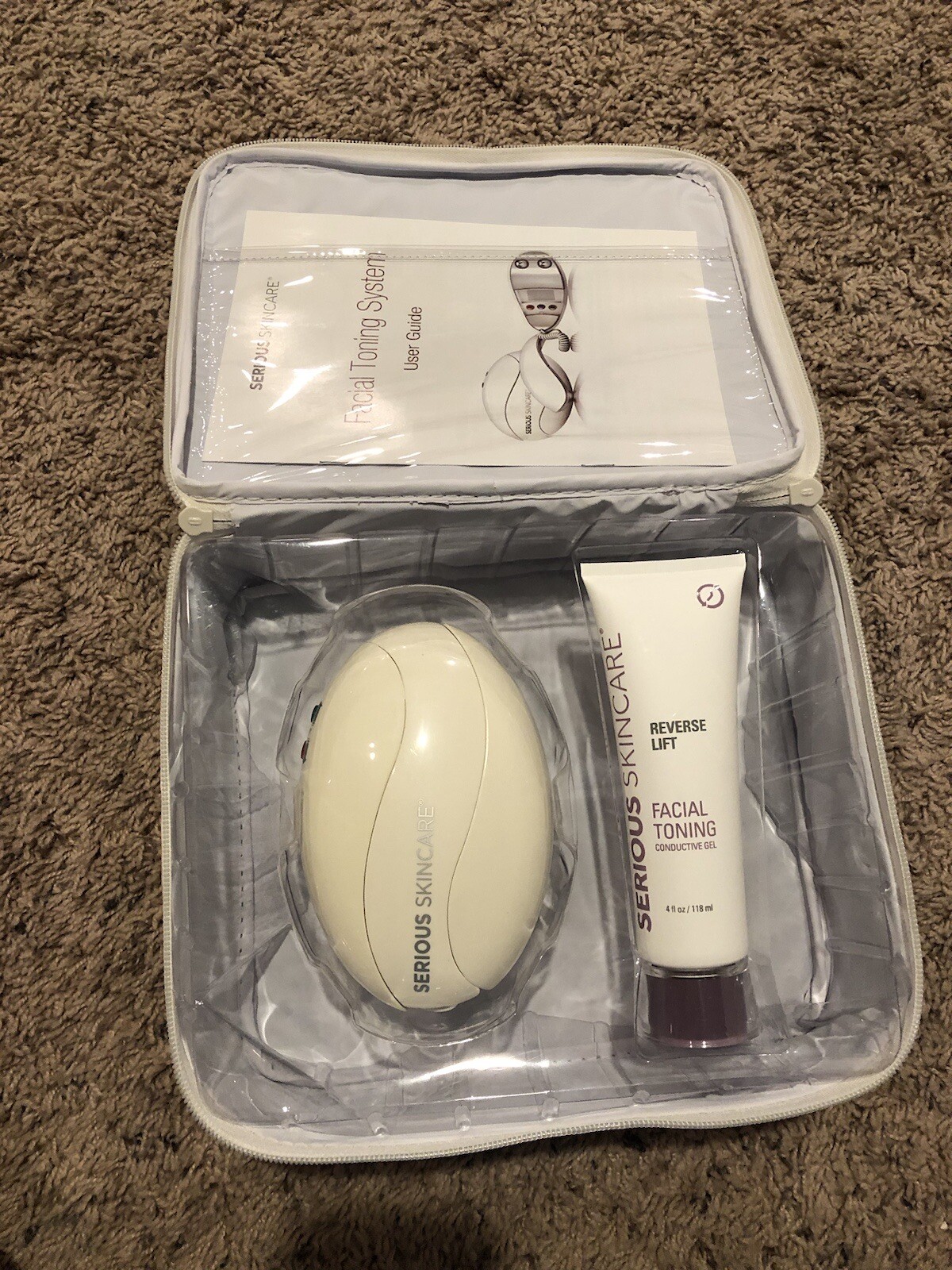 Open box Serious Skincare Facial Toning System 1676B model