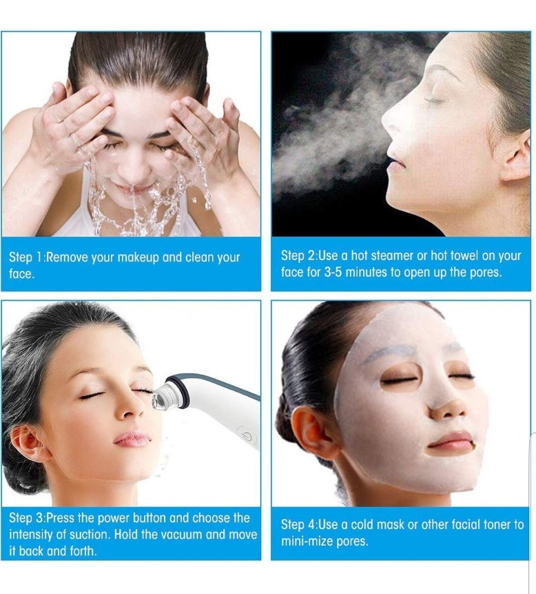 Blackhead Remover Pore Vacuum Cleaner Electric Pore Cleaner Removal Blackhead…