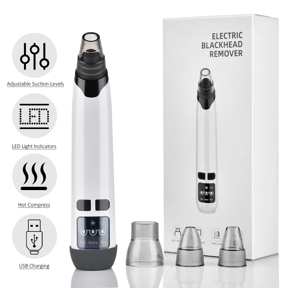 Electric Blackhead Remover Device and Mist Sprayer Face Skin Tester Skin Care Se
