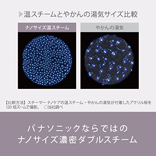Panasonic Steamer Nanocare Hot and Cold Lotion Mist Type Double Moisturizing
