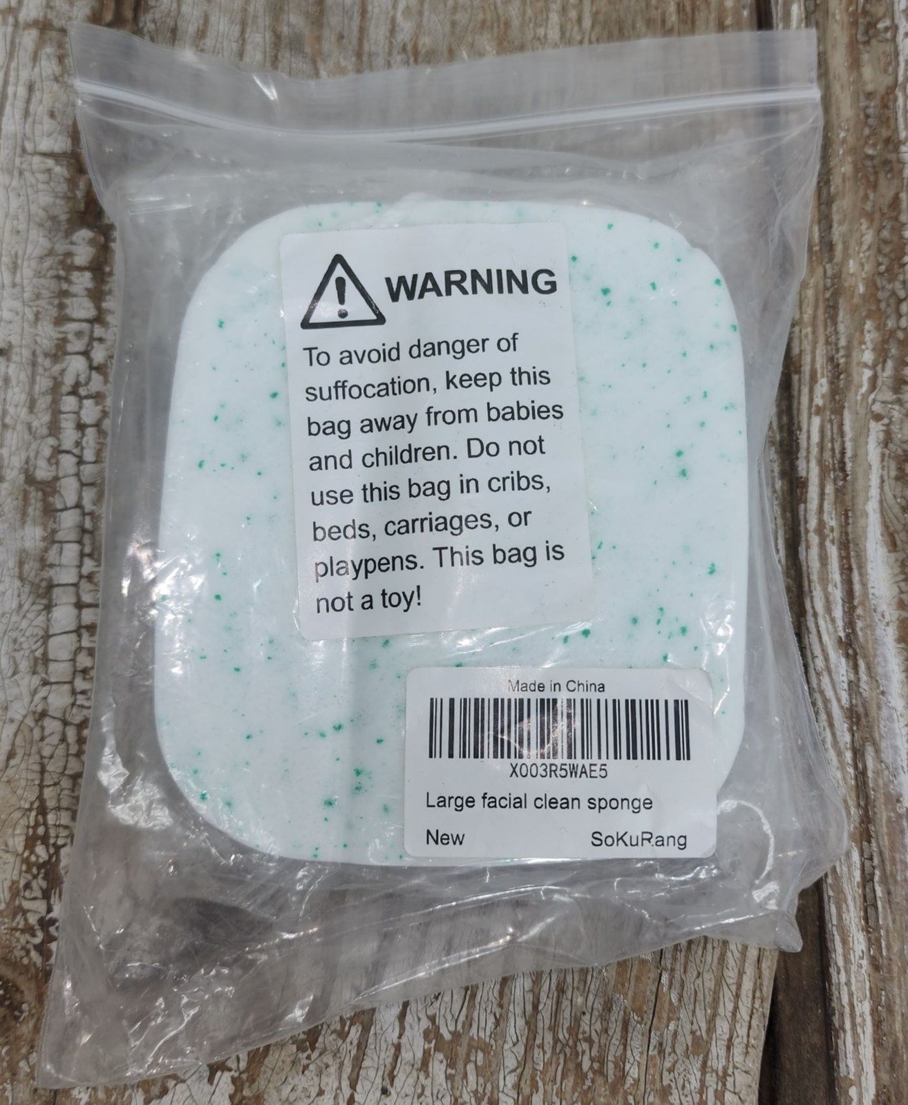 New Large Facial Clean Sponges 2 Pack Beauty Cleansing Face Sponge Sealed