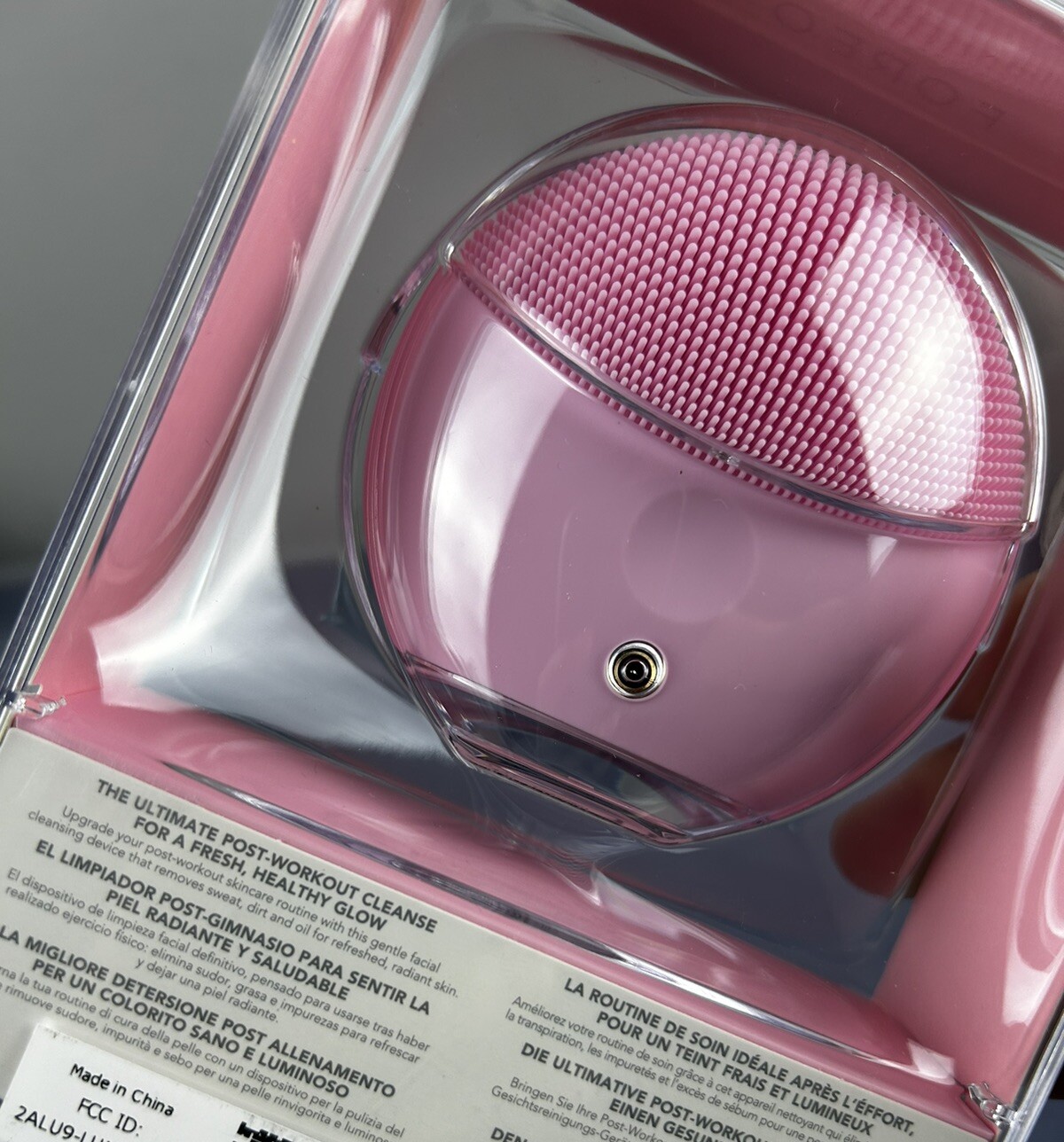 Authentic Foreo Luna Mini3 Smart Facial Cleansing Massage PEARL PINK NEW IN CASE