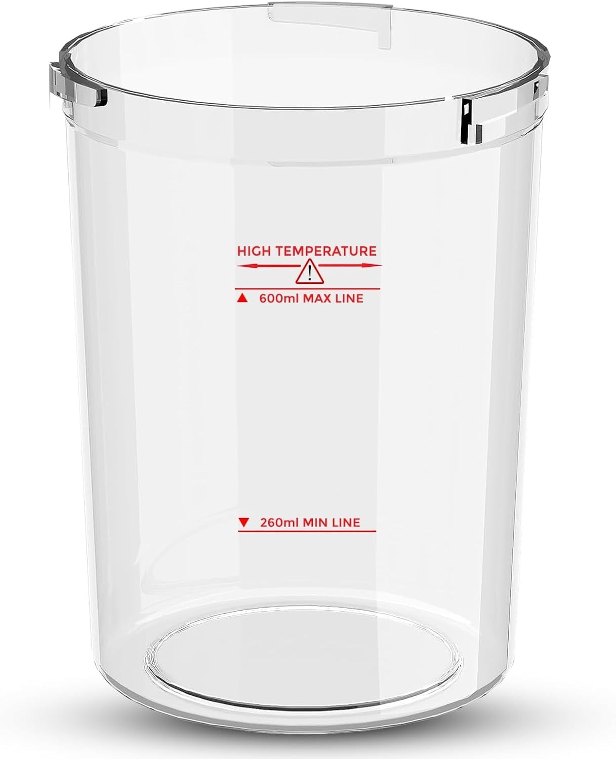 Professional Facial Steamer Water Jar – 4.4 x 4.4 x 5.7 Inches, Heat-Resistant