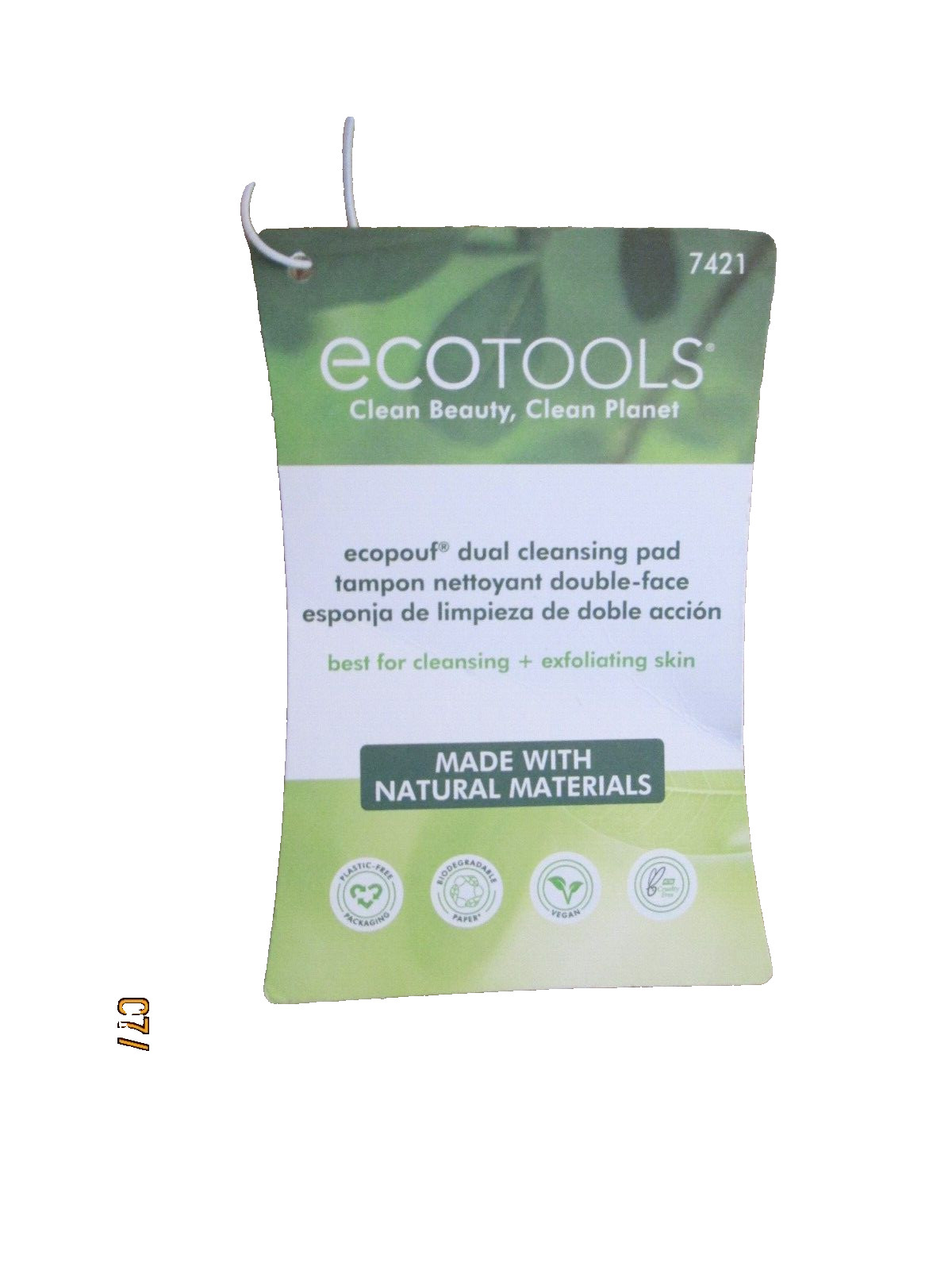 EcoTools EcoPouf Dual Cleansing Pad the ultimate to Cleanse + Exfoliate.Skin.