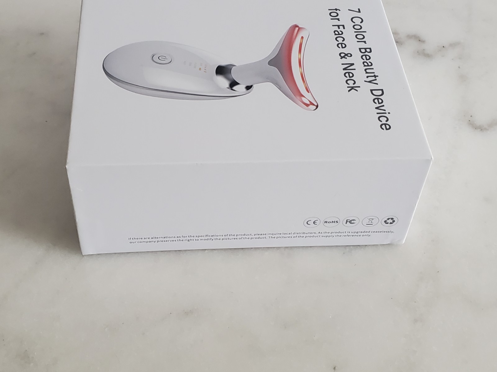 7 Color Facial Beauty Device For Face And Neck Care open box 3 in 1 Portable