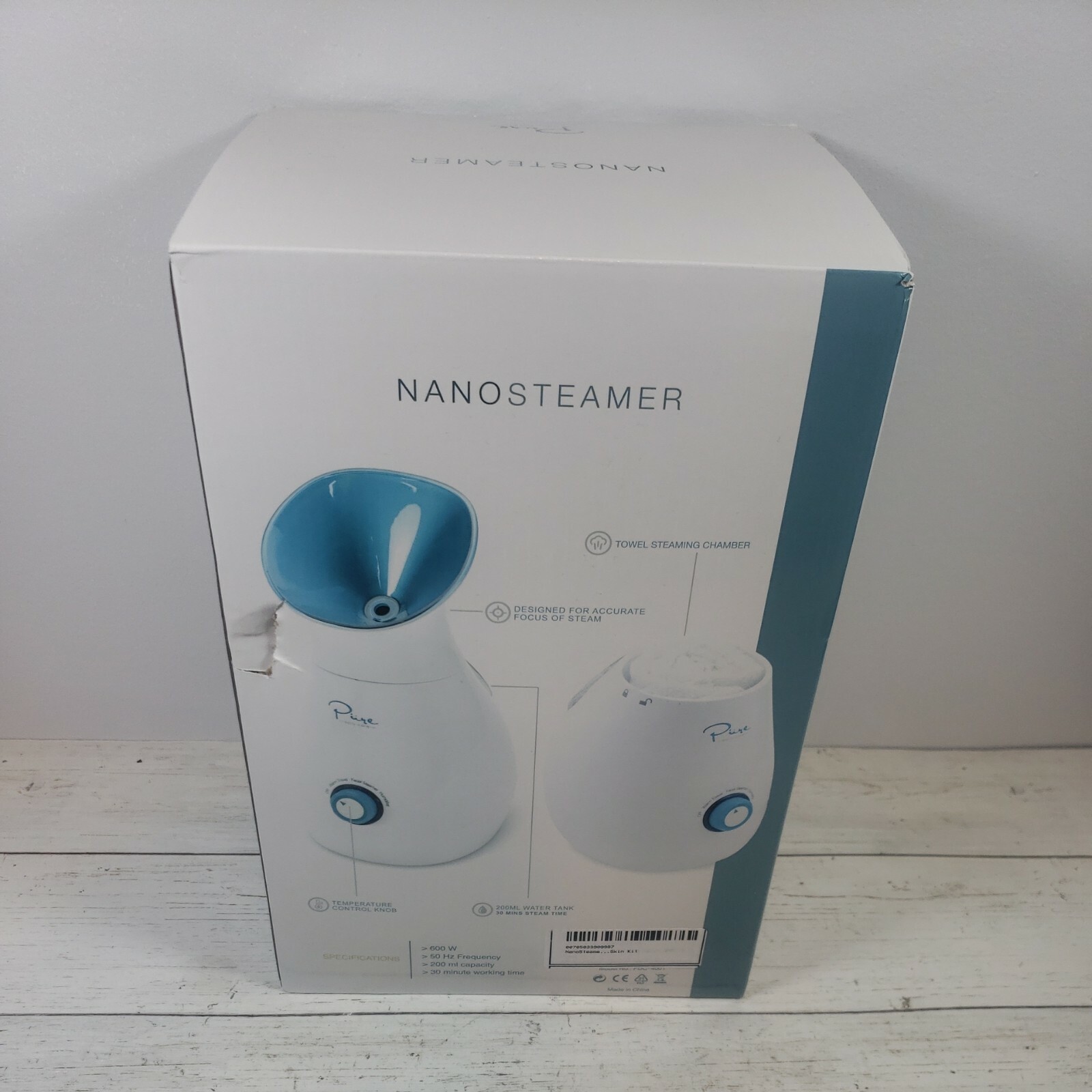 Nanosteamer Large 3-In-1 Nano Ionic Facial Steamer with Precise Temp Control – 3