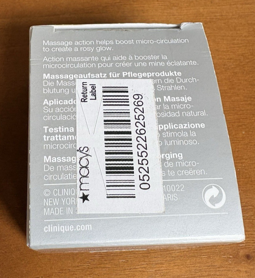 Clinique Sonic System Massaging Treatment Applicator New in Box