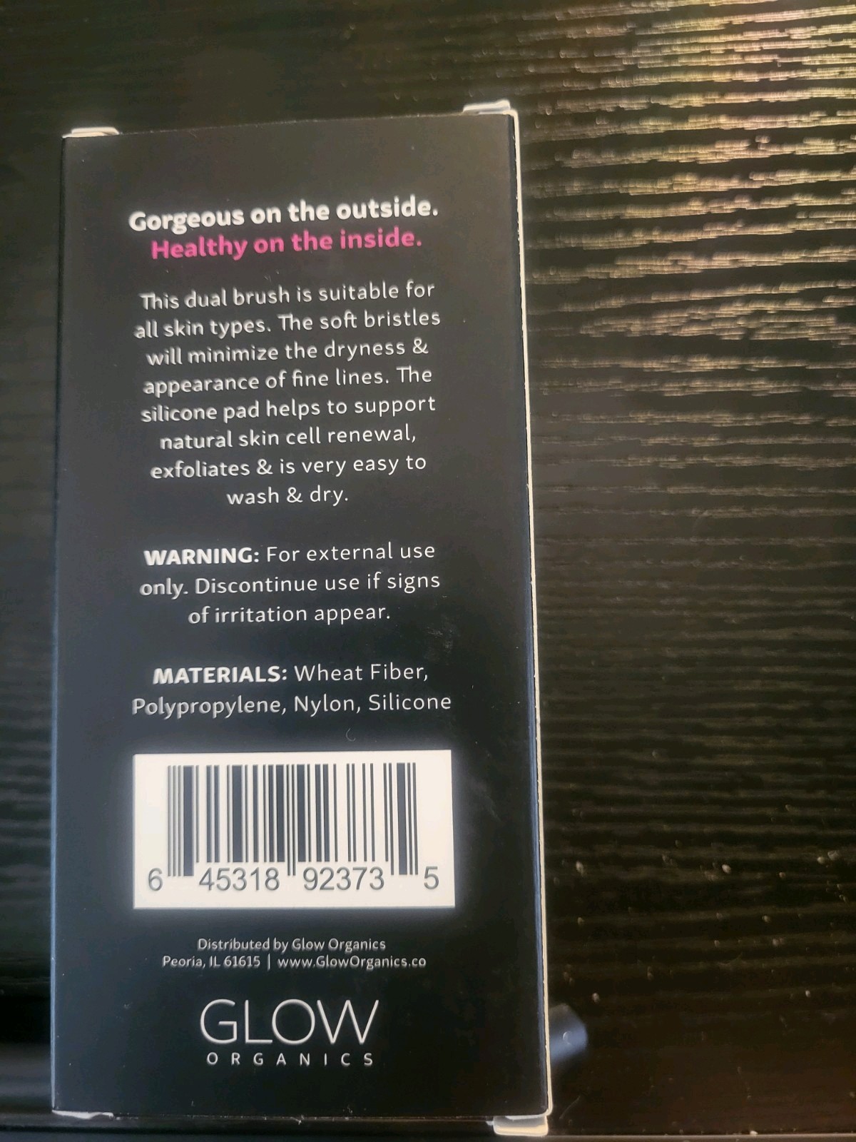 Glow Organics REFRESH + Beauty Facial Brush