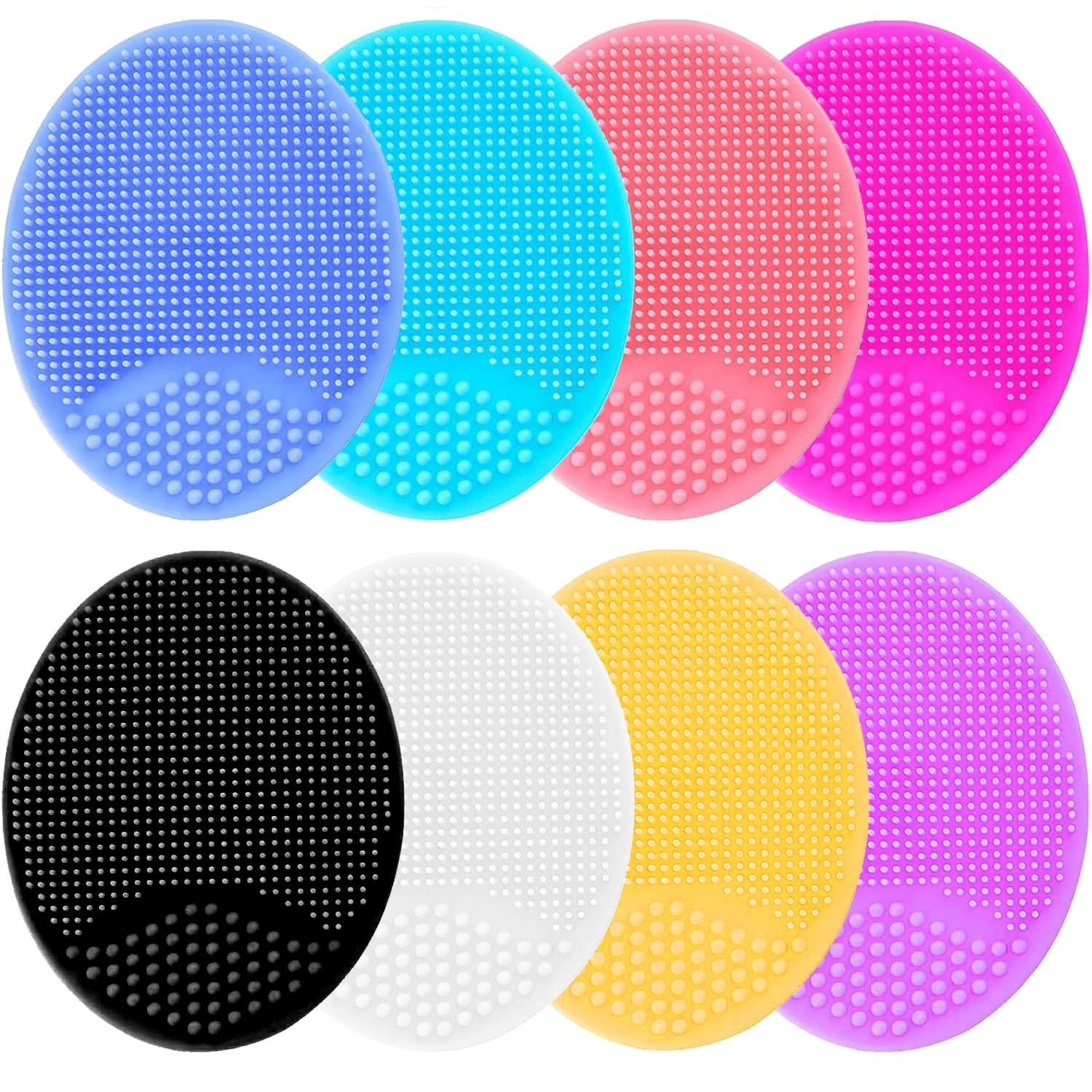 Face Scrubber, Silicone Soft Facial Multi-colored