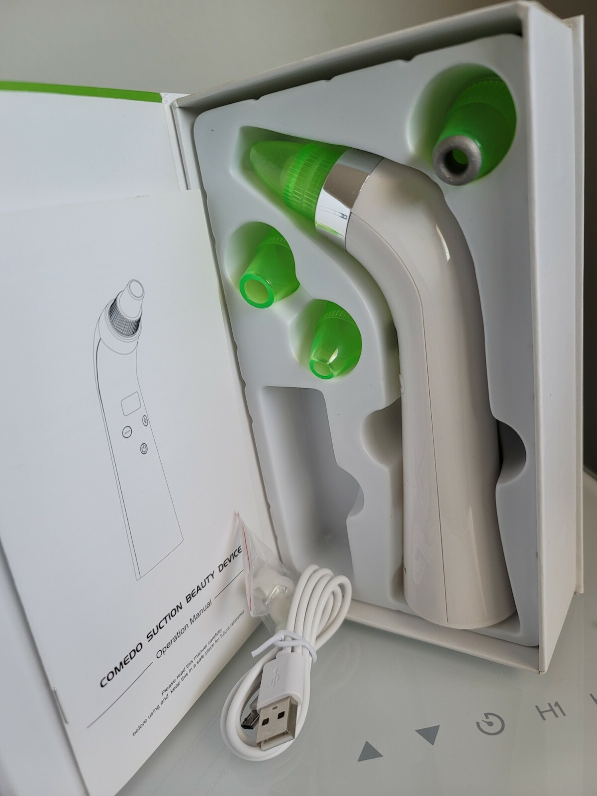 Facial vacuum beauty device blackhead remover