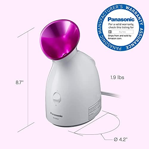 Panasonic Nano Ionic Facial Steamer with Ultra-Fine Steam EH-SA31 (White/Pink)