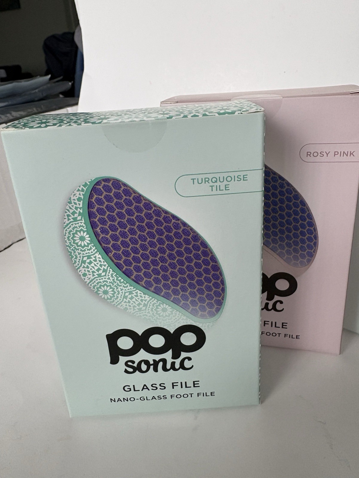 POP Sonic Nano-Glass Foot File 4 Colors Sealed