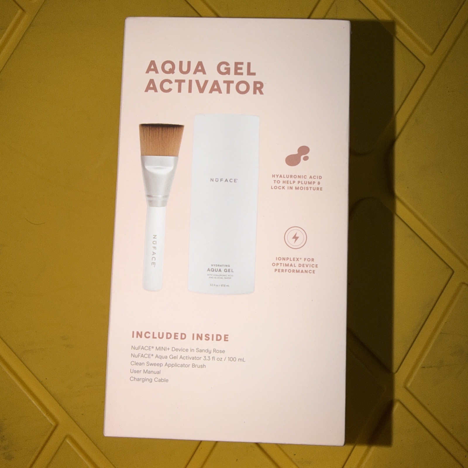 nuface mini petite facial toning device In Sandy Rose