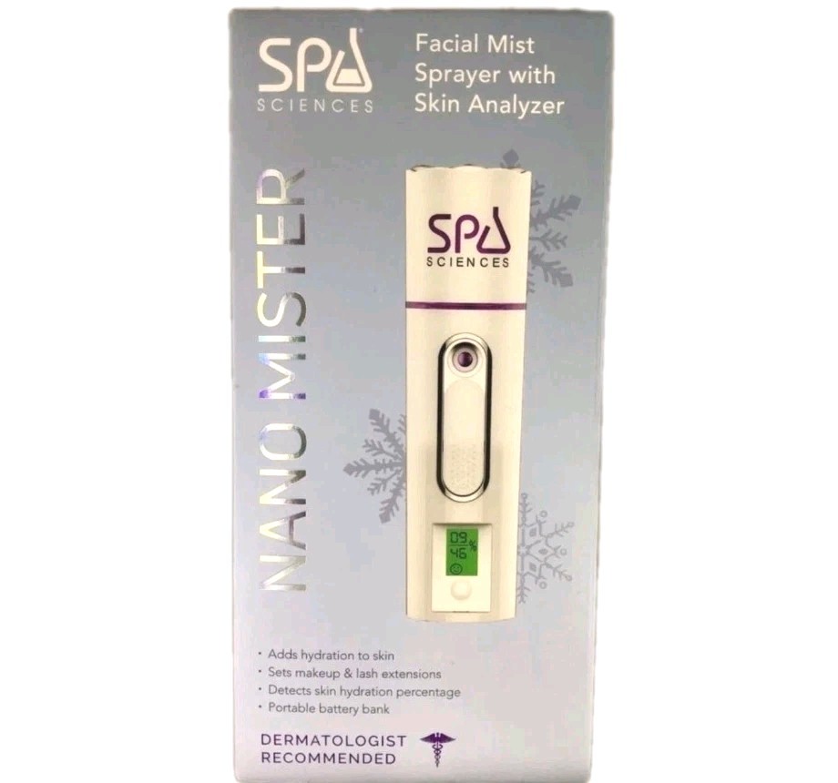 SPA SCIENCES Nano Sprayer Hydrate Mist Machine Skin Analyzer NWOT