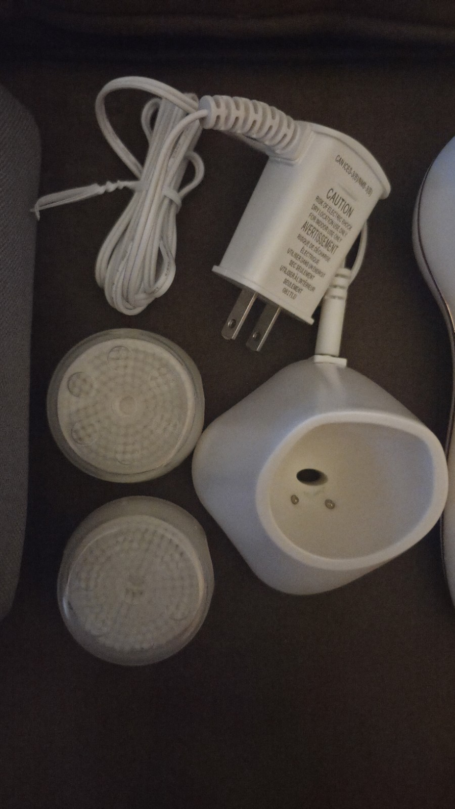 Conair Electric Facial Cleansing Brush 3-Speed Rechargeable, 2 Heads, Base, Case