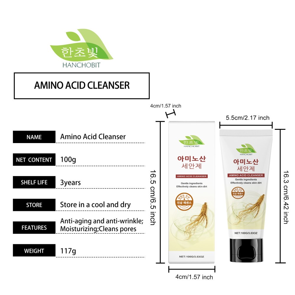 HANCHOBIT Facial Cleanser Cleansing Tender Pore Acne-removing