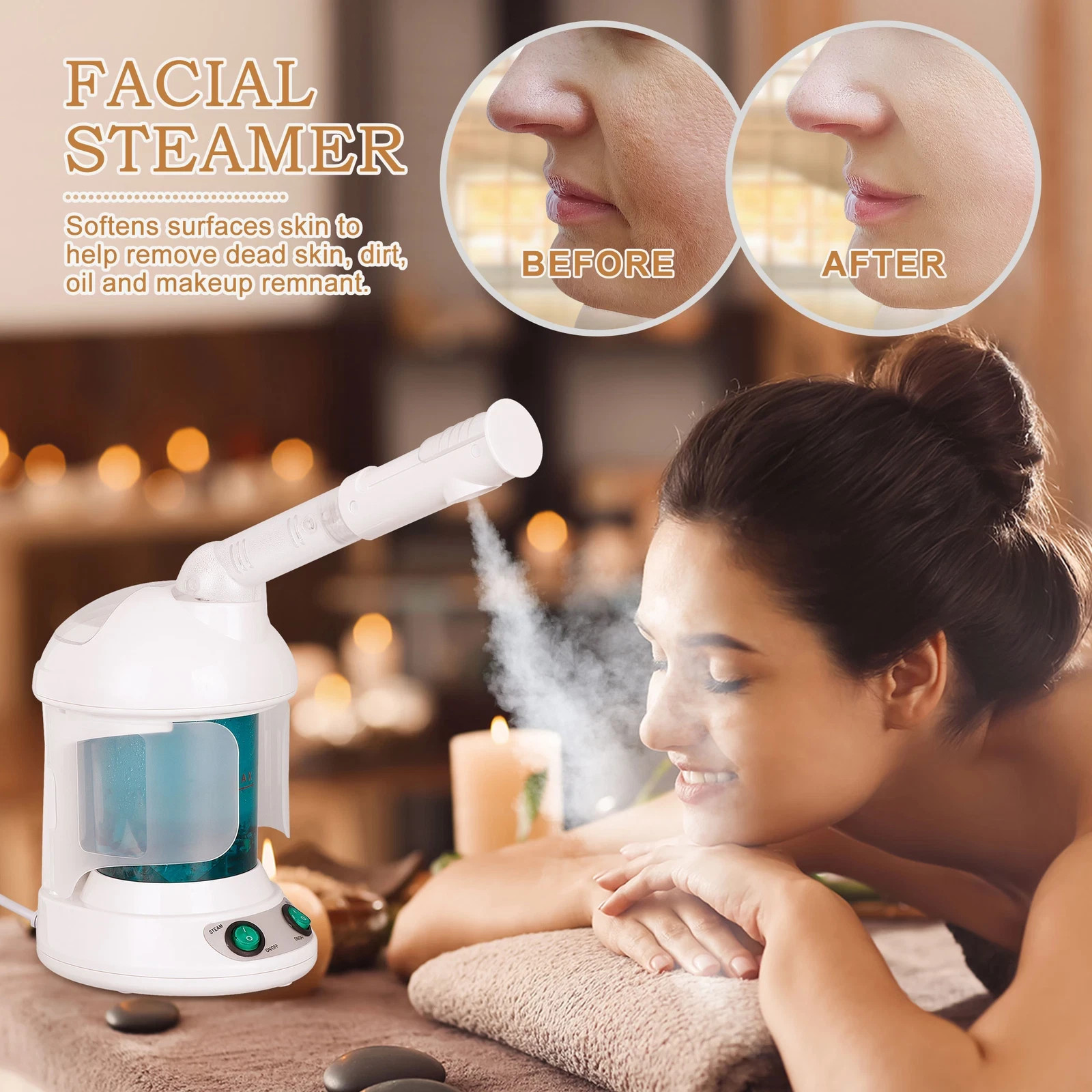 FACIAL STEAMER Hot Mist Facial Steamer KD2328, Personal Care !!