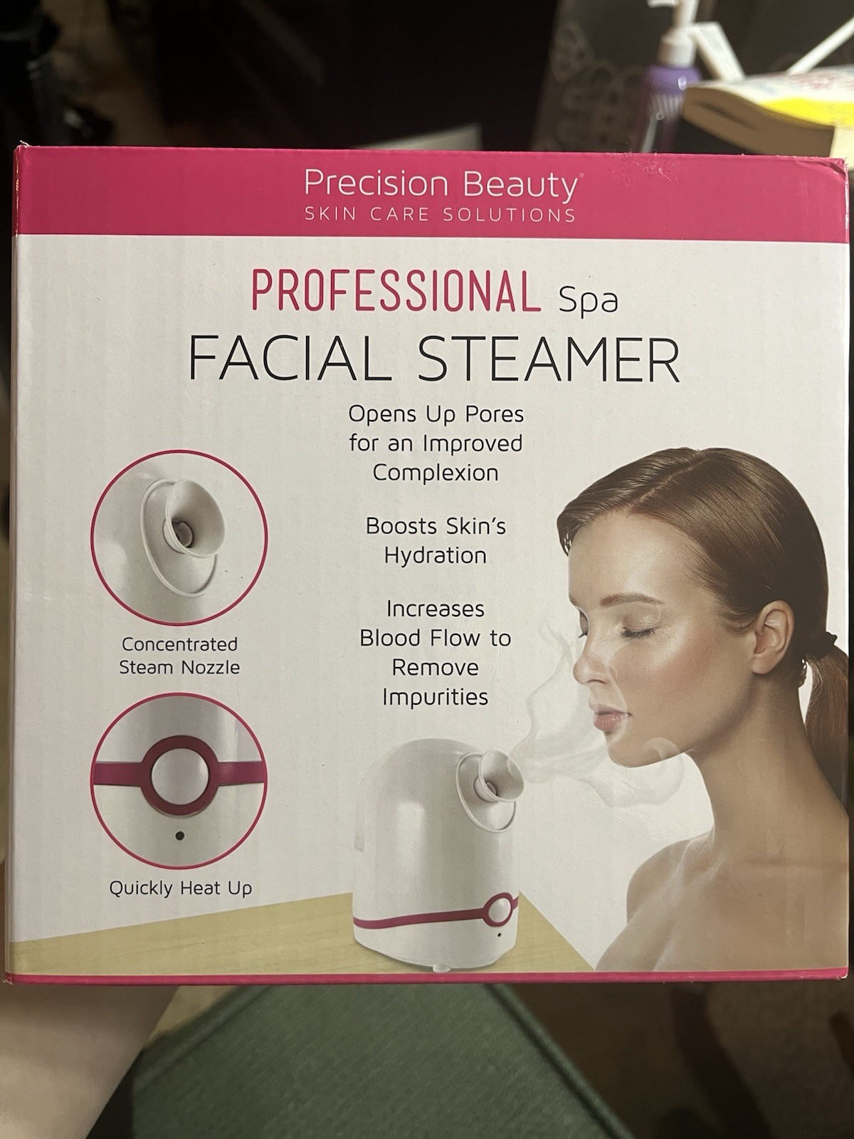 NEW Precision Beauty Professional Facial Steamer Skin Care Solutions