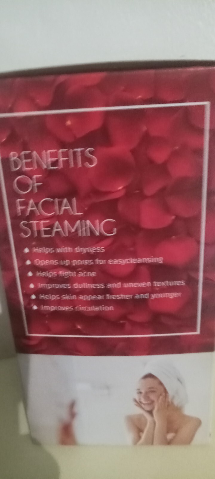 Pursonic Facial Steamer Hot Mist Moisturizing Spa Nourish Skin Completely New