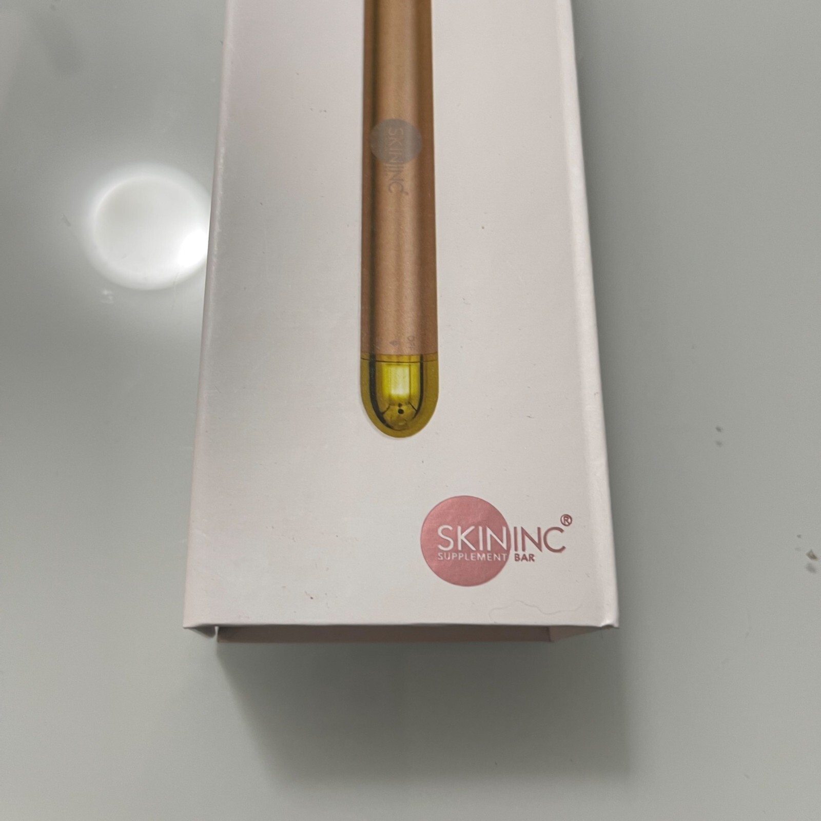 Skin INC BNIB Pulsating Massager De-Stressing Detox Sculpt Lift Bar 24K Gold