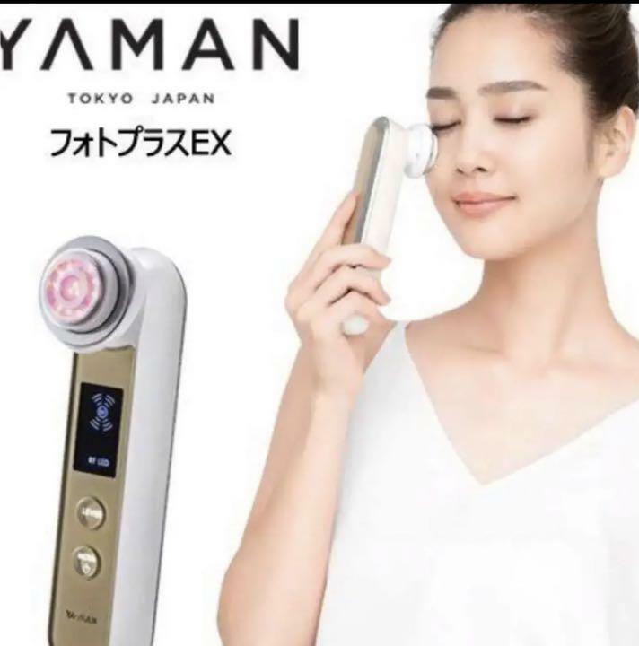 YA-MAN RF Beaute Photo Plus EX Beauty Facial Device Massager LED Gold HRF20N JP