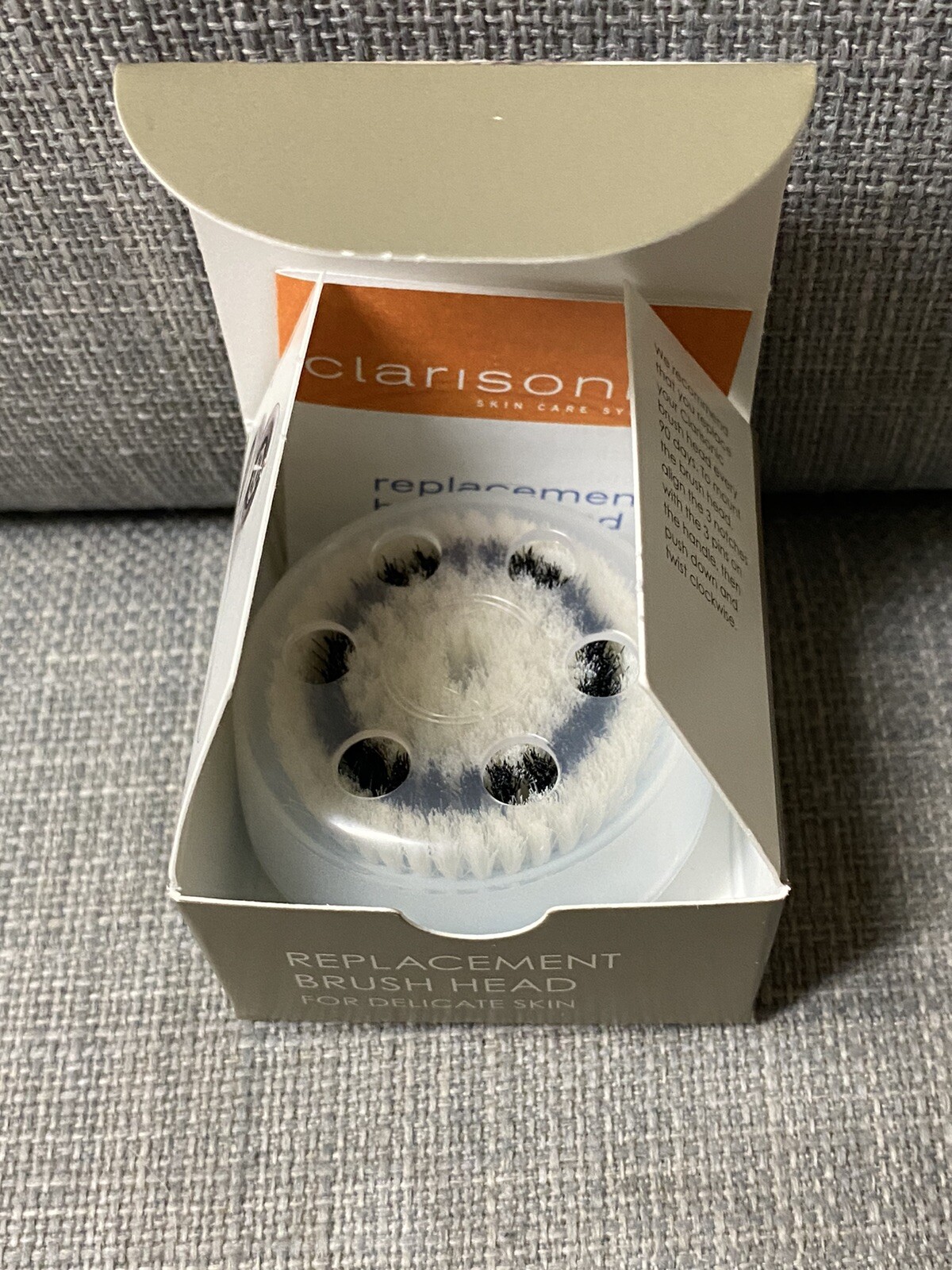 Original Clarisonic Replacement Brush Head For Normal/Delicate Skin New In Box