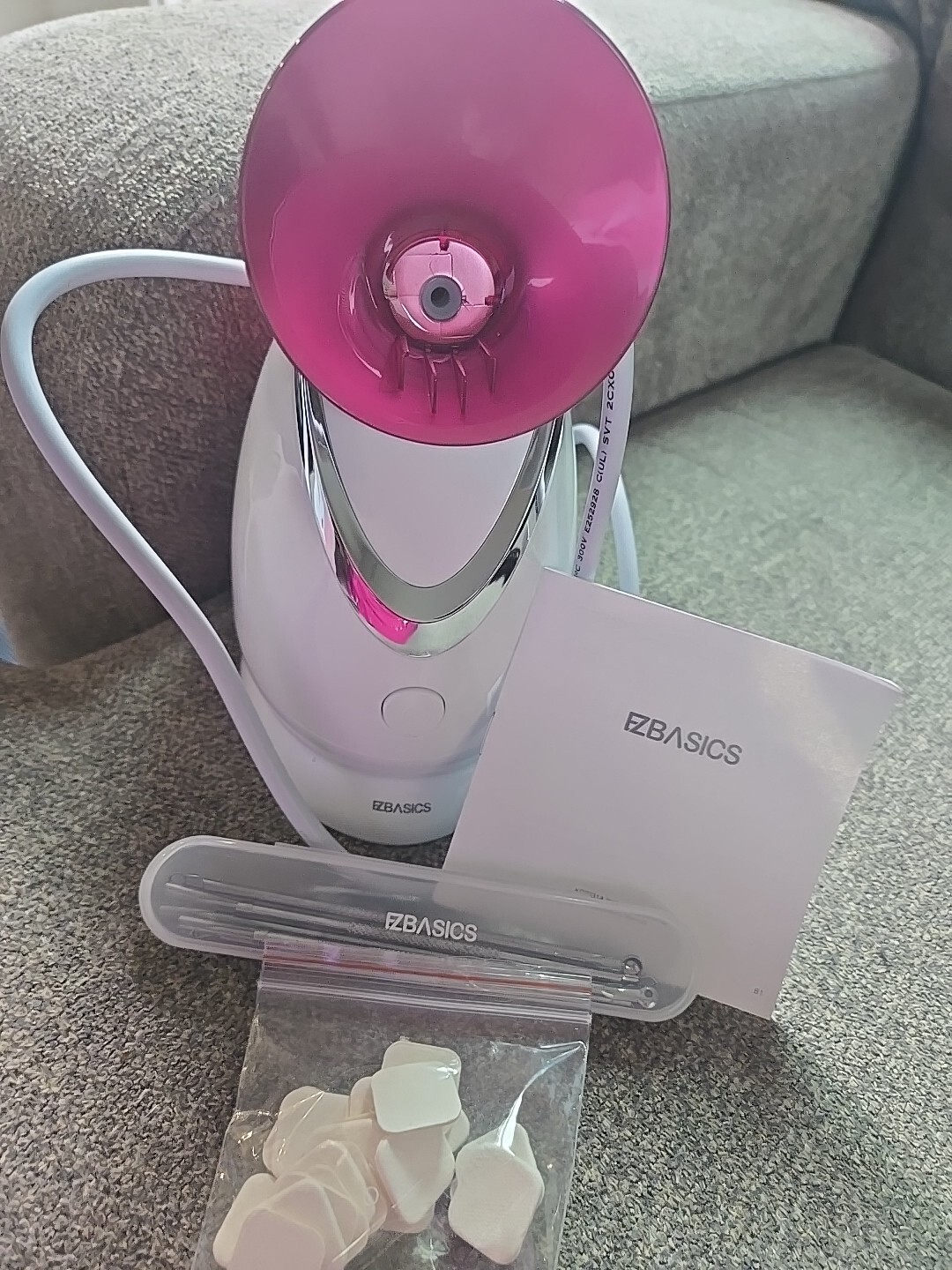 Facial Steamer Ionic Face Steamer for Home Facial, Warm Mist Humidifier New