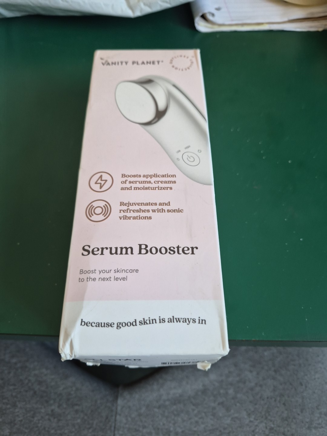 Serum Booster by Vanity Planet Rejuvenates & Refreshes w/ Sonic Vibrations. NEW.