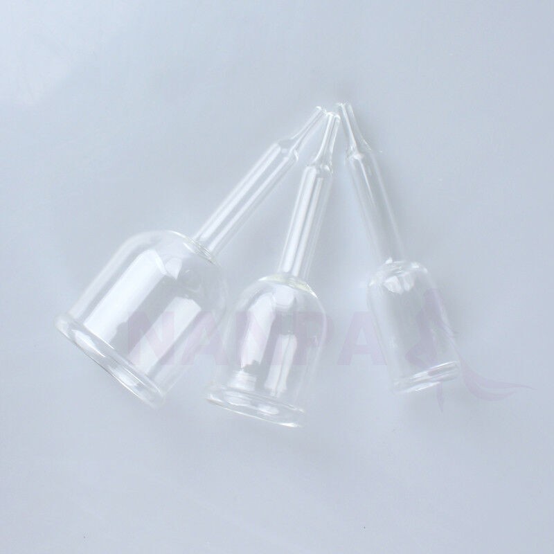 Clear Replacement Vaccum Cupping Glass Cup For The Vacuum Therapy Spray Machine