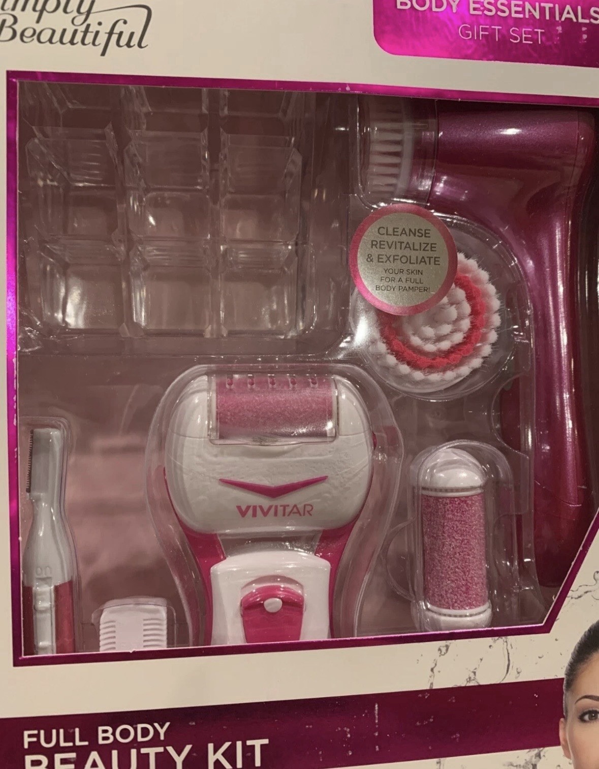 Francesca’s Vivitar Simply Beautiful Full Body Beauty Cleansing Kit NEW IN BOX
