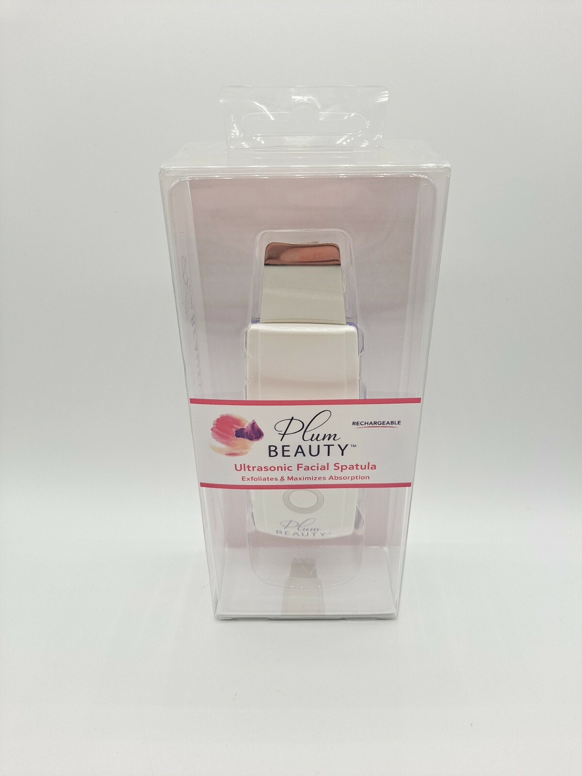 NEW Plum Beauty Ultrasonic Facial Spatula Exfoliates & Maximizes Absorption