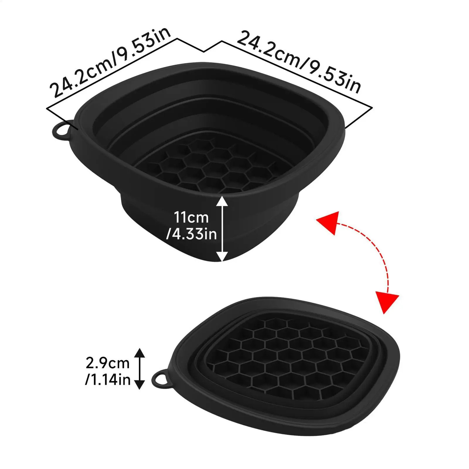 Foldable Silicone Ice Face Bowl for Pore Shrinking and Skin Calming