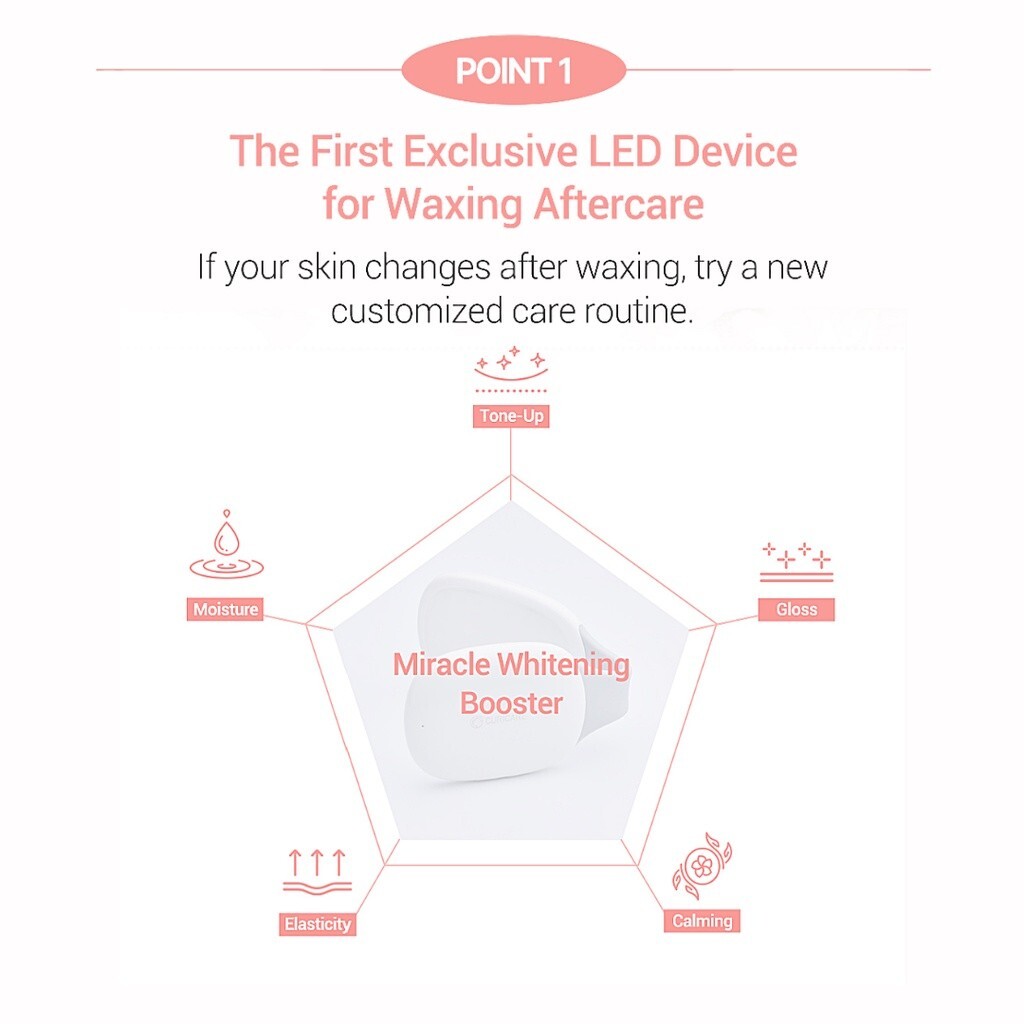 CURICARE MIRACLE LED WHITENING BOOSTER / Made in Korea