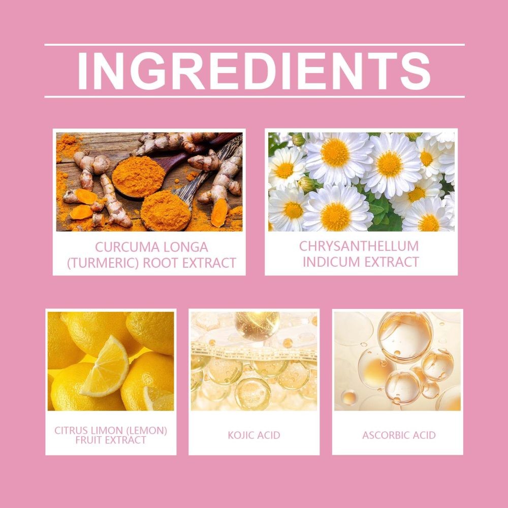 Kojic Acid Turmeric Mousse Facial Cleanser Moisturizing