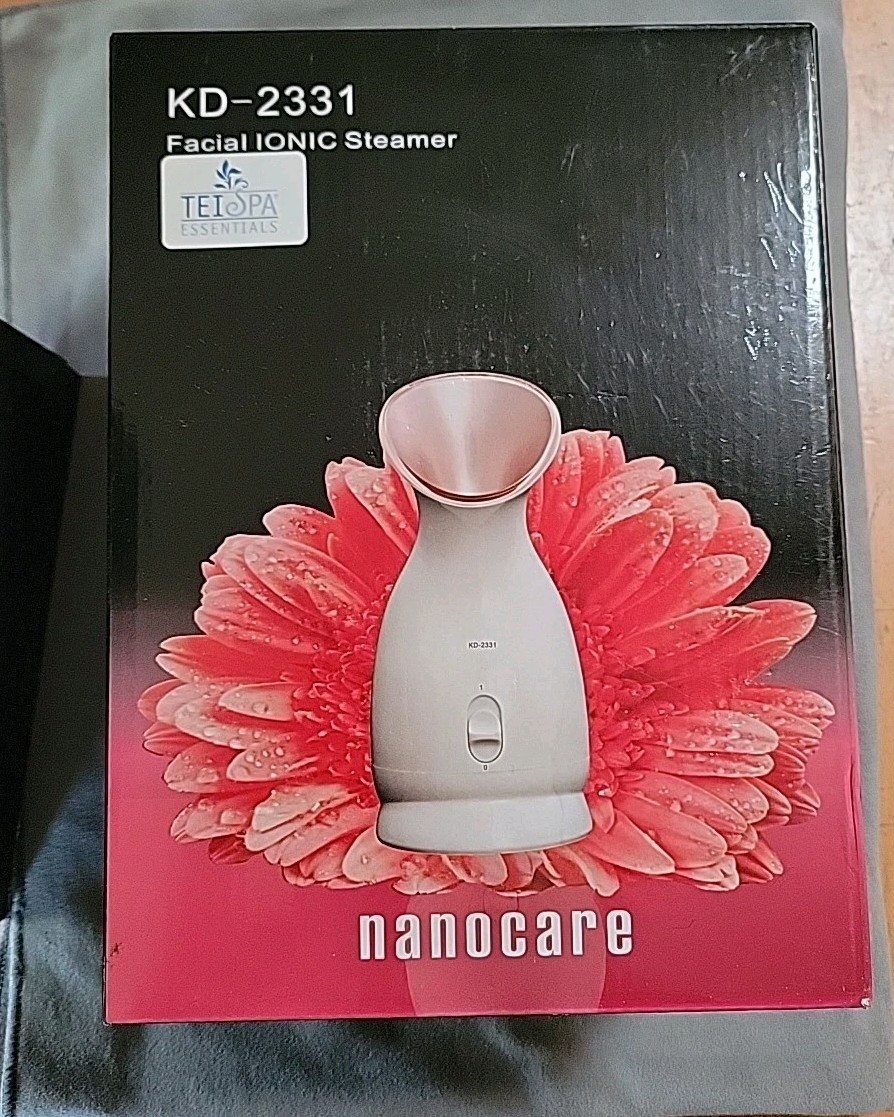 NANOCARE Facial Ionic Facial Steamer Model KD-2331 PINK NEW TEI SPA ESSENTIALS