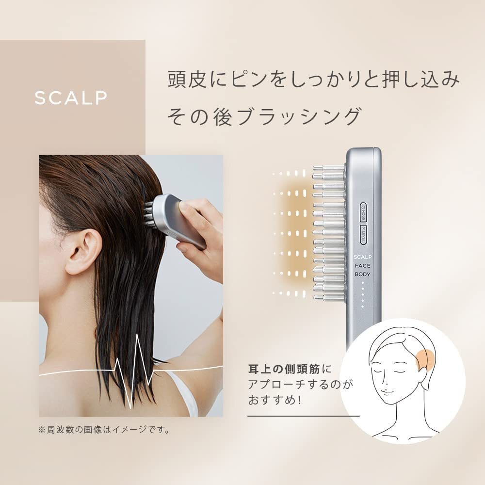 SALONIA EMS Lift Brush Face Care Beauty Esthetic Facial Device Home Esthetic