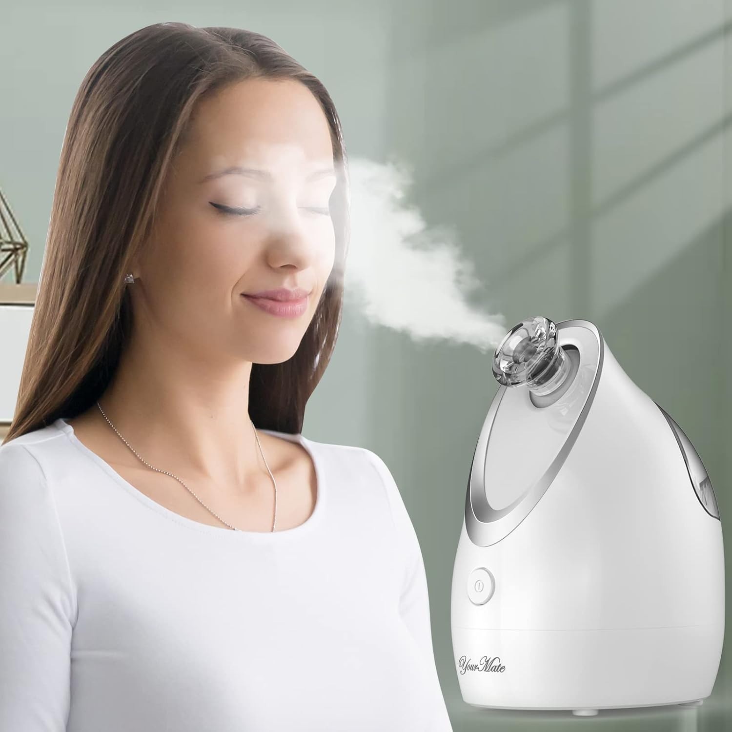 Deep Hydration Facial Steamer – Nano Ionic with Adjustable Mist for Glowing Skin