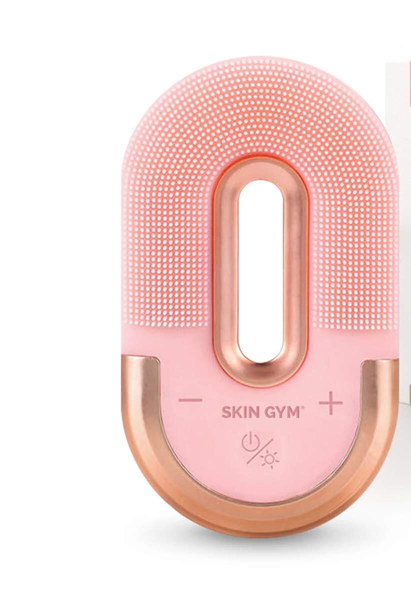 Skin Gym Vibrating Facial Cleansing Brush – Soft Silicone Scrubber, Face