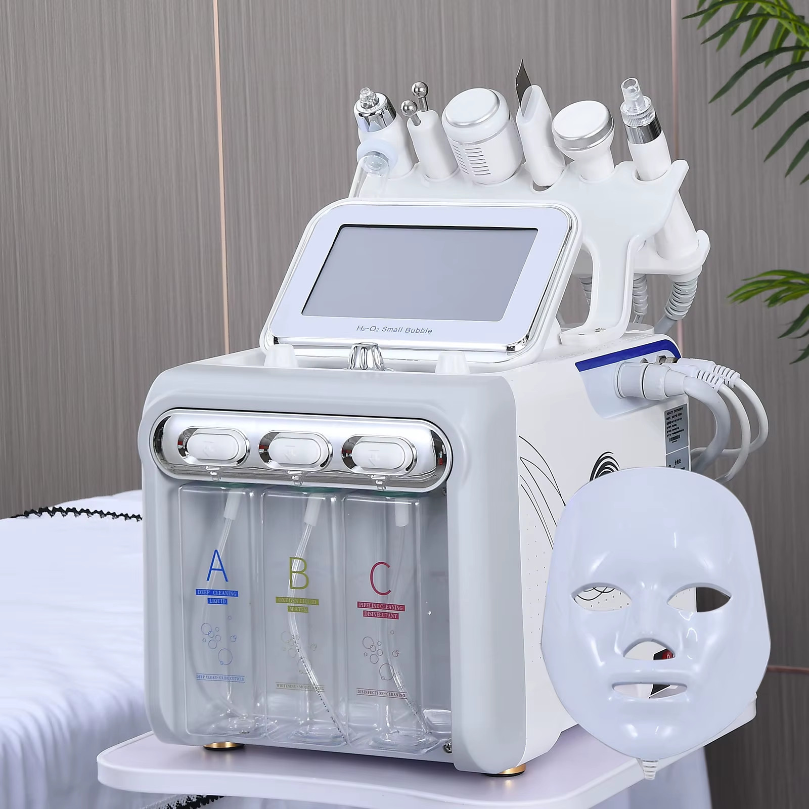 7 in 1 H2O2 Beauty Skin Cleansing Hydrofacial Machine Facial Machine Water Aqua