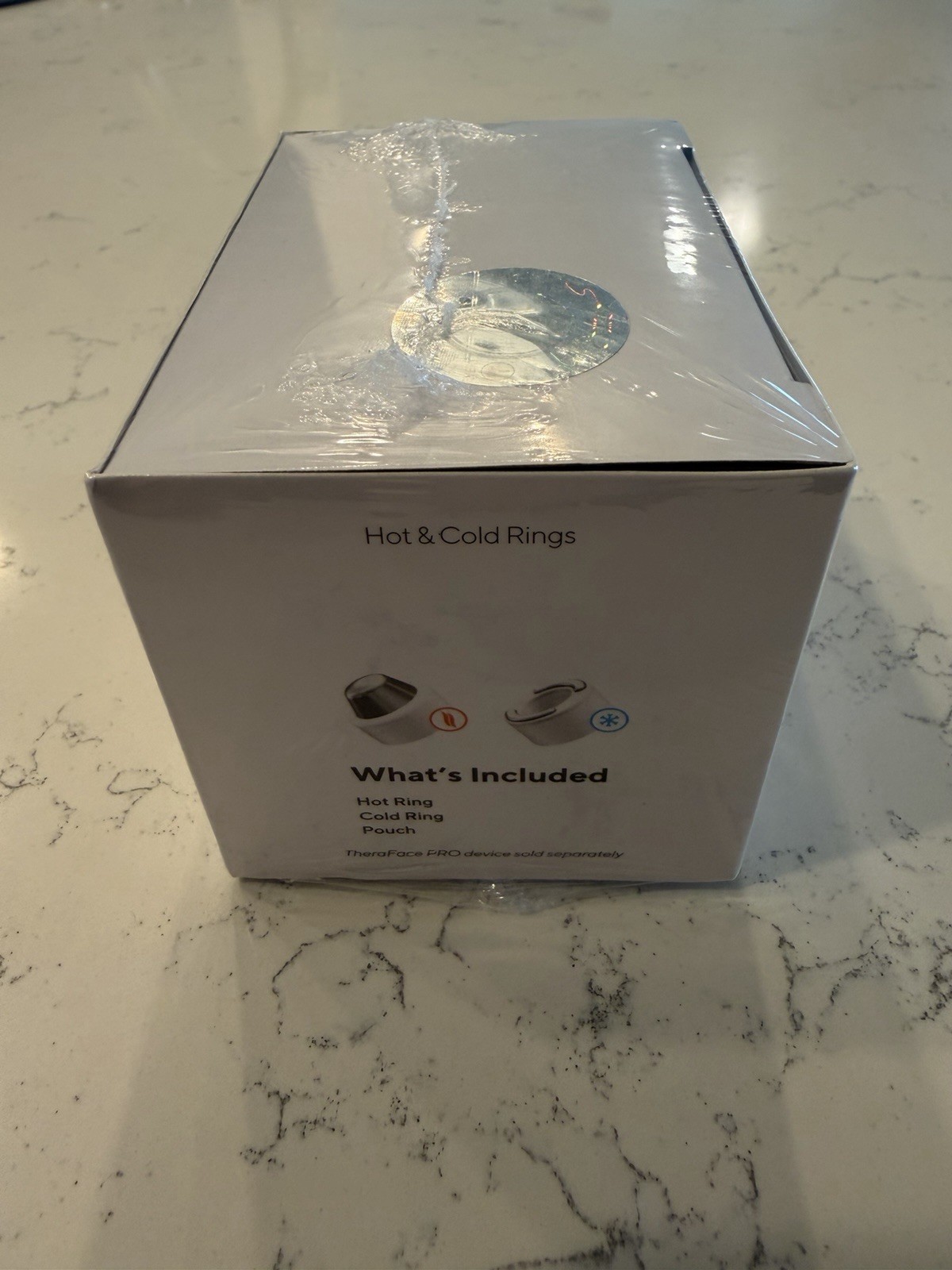 NEW Therabody TheraFace Hot & Cold Rings Cyro Thermal Tech White (TF02269-01)