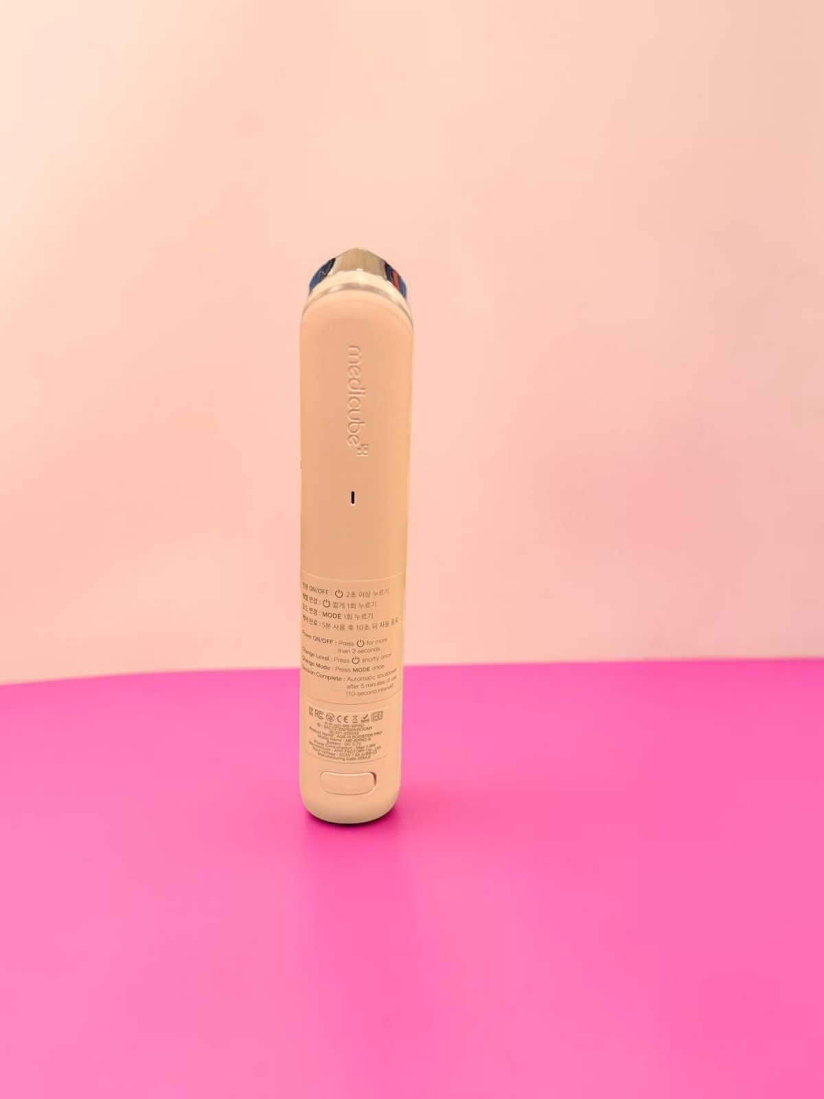 Medicube Age-R Booster Pro Pink Edition Glass Skin Skincare Device w/ Charger