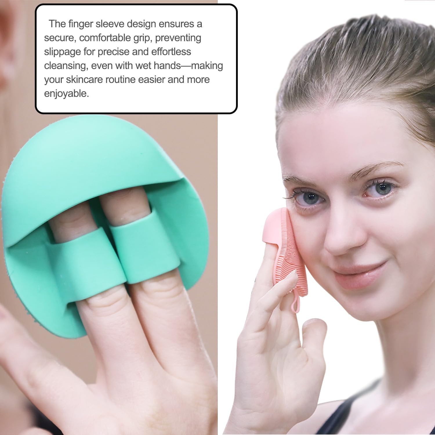 INNERNEED 3 Pack Soft Silicone Face Cleansing Brush
