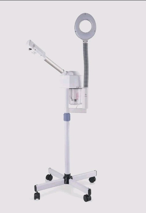 2-in-1 Facial Steamer w/Stand and 3X Magnifying Lamp Spa