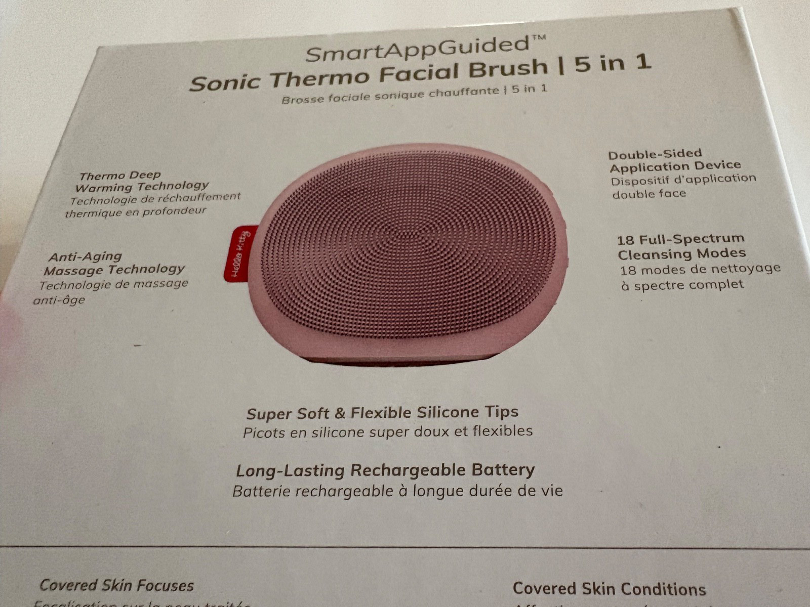 Hello Kitty Sonic Thermo Facial Brush. 5 in1. Pro Level. Elle Innovation.
