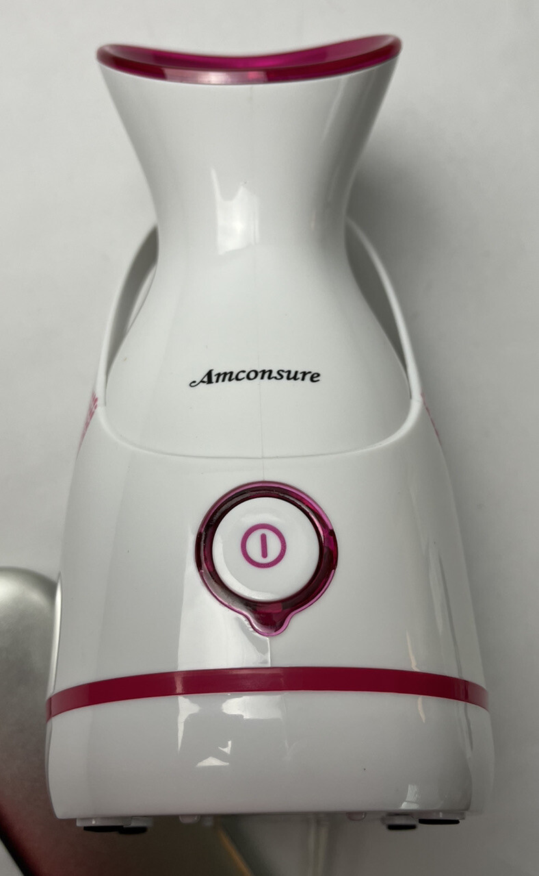 Amconsure Nano Ionic Facial Steamer w/5pc. Stainless Steel Skin Kit.New no box.