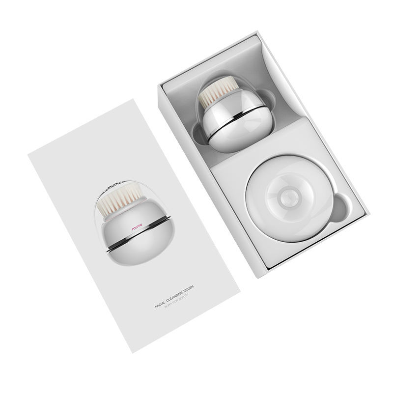 Luxury facial beauty cleanser soft silicone head double sided