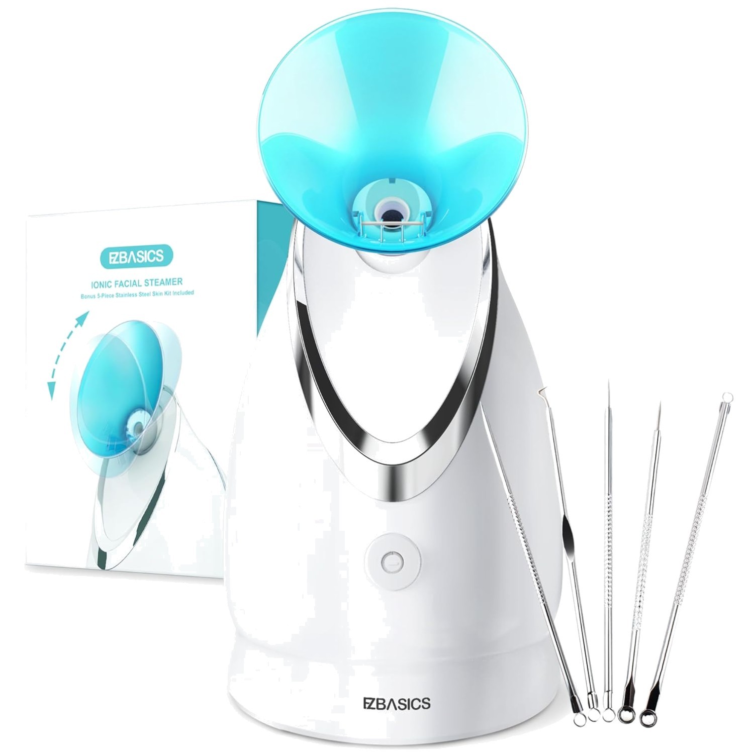 Professional Nano Ionic Steamer – Moisturizing Home Spa