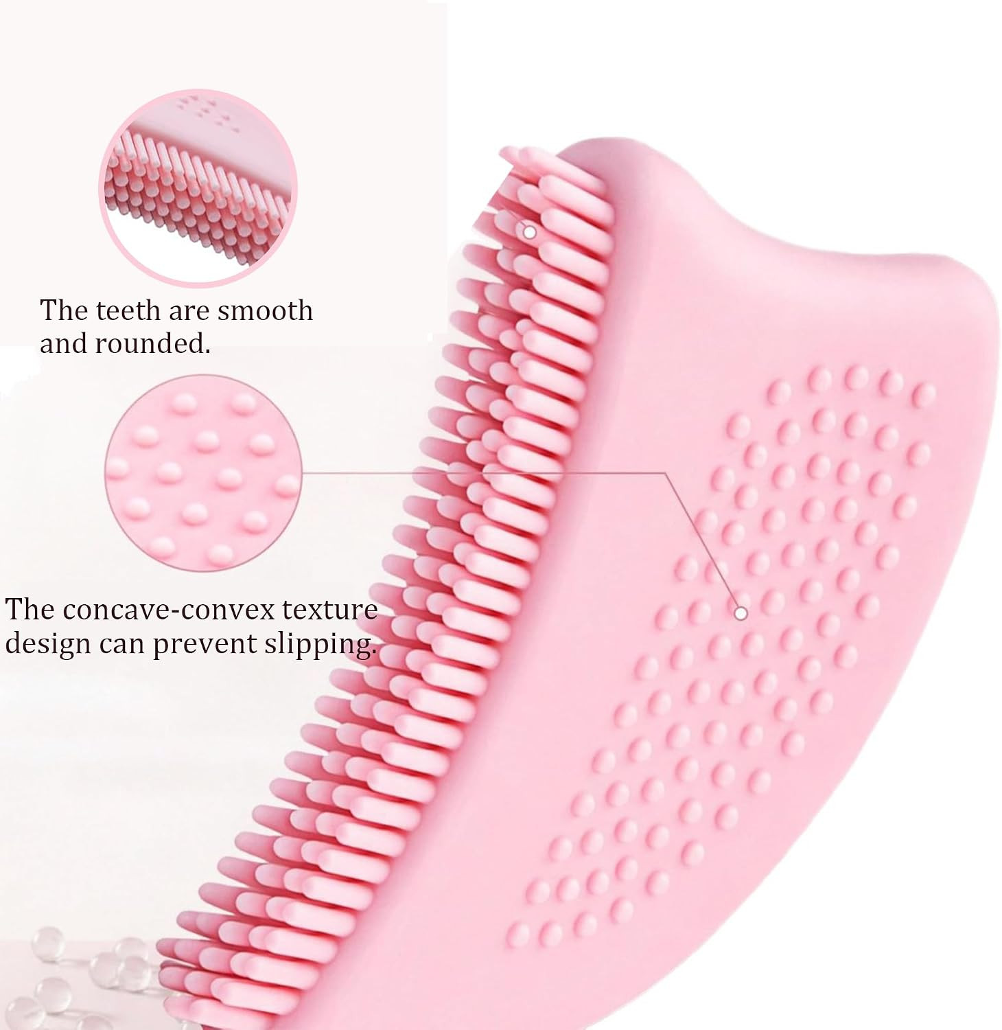 Lymphatic Contour Face Brush for Puffiness Relief & Jawline Sculpting, Soft E…